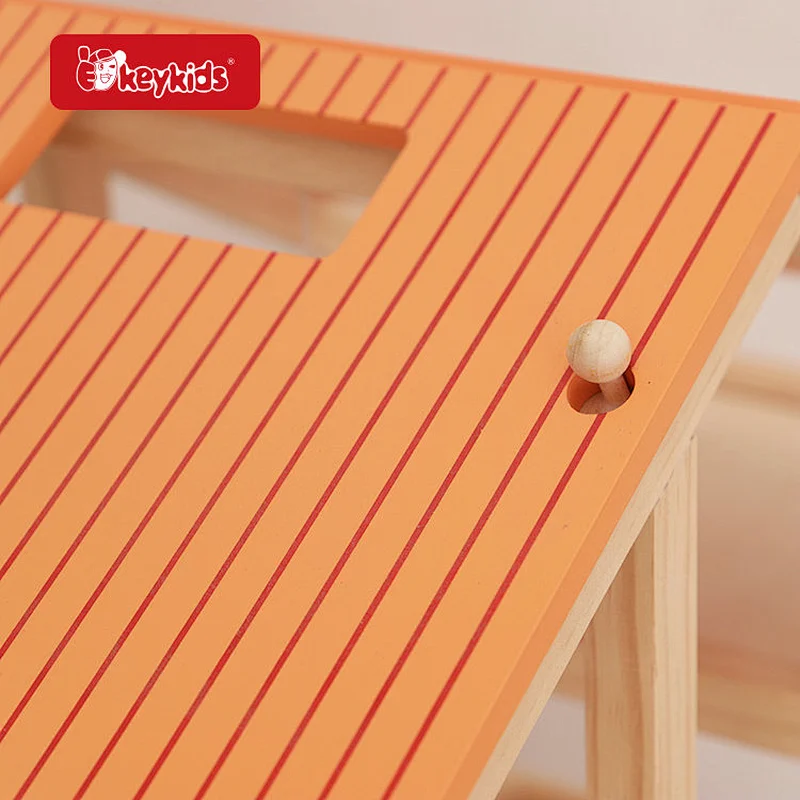 OEM fashion kids play wooden dolls house toy with furniture accessories W06A573